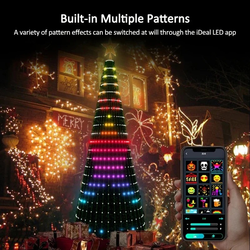 Lighting Christmas Decor - Luces de Árbol de Navidad con