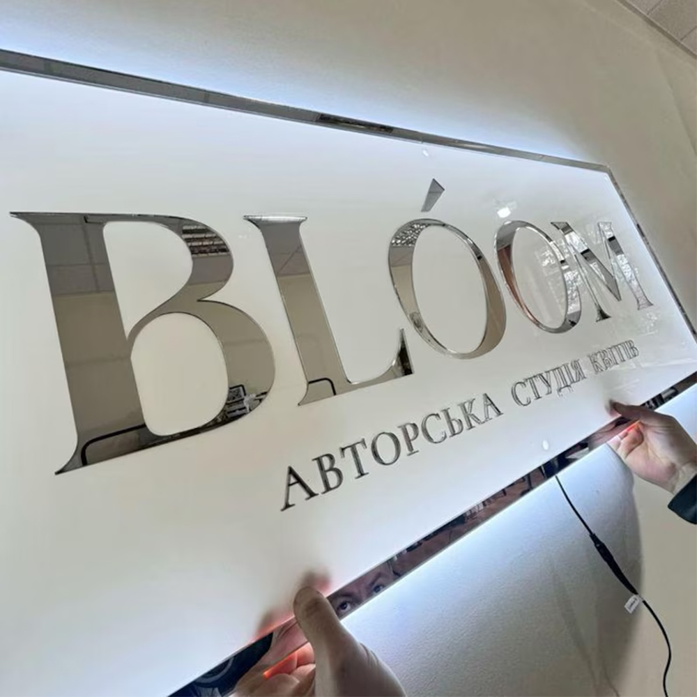 Lighting Decoration Ideas - Letrero LED Personalizado con Logotipo Empresarial,