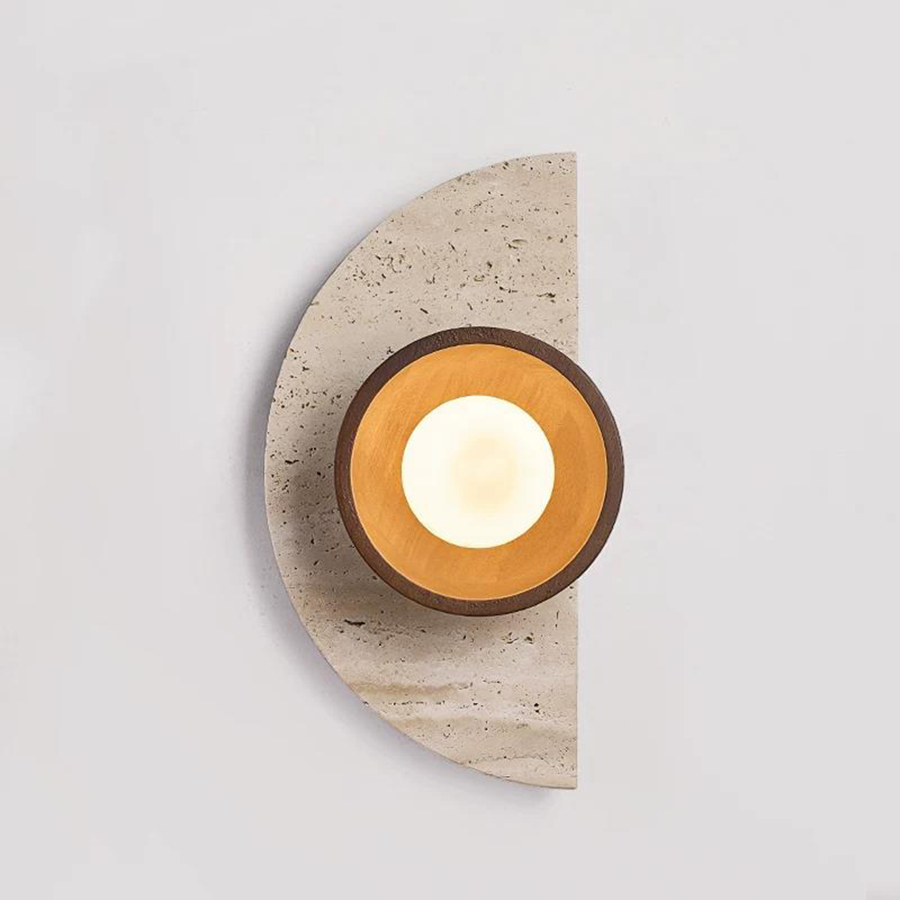 Decor Lighting Cy - Lámpara de Pared LED de Piedra