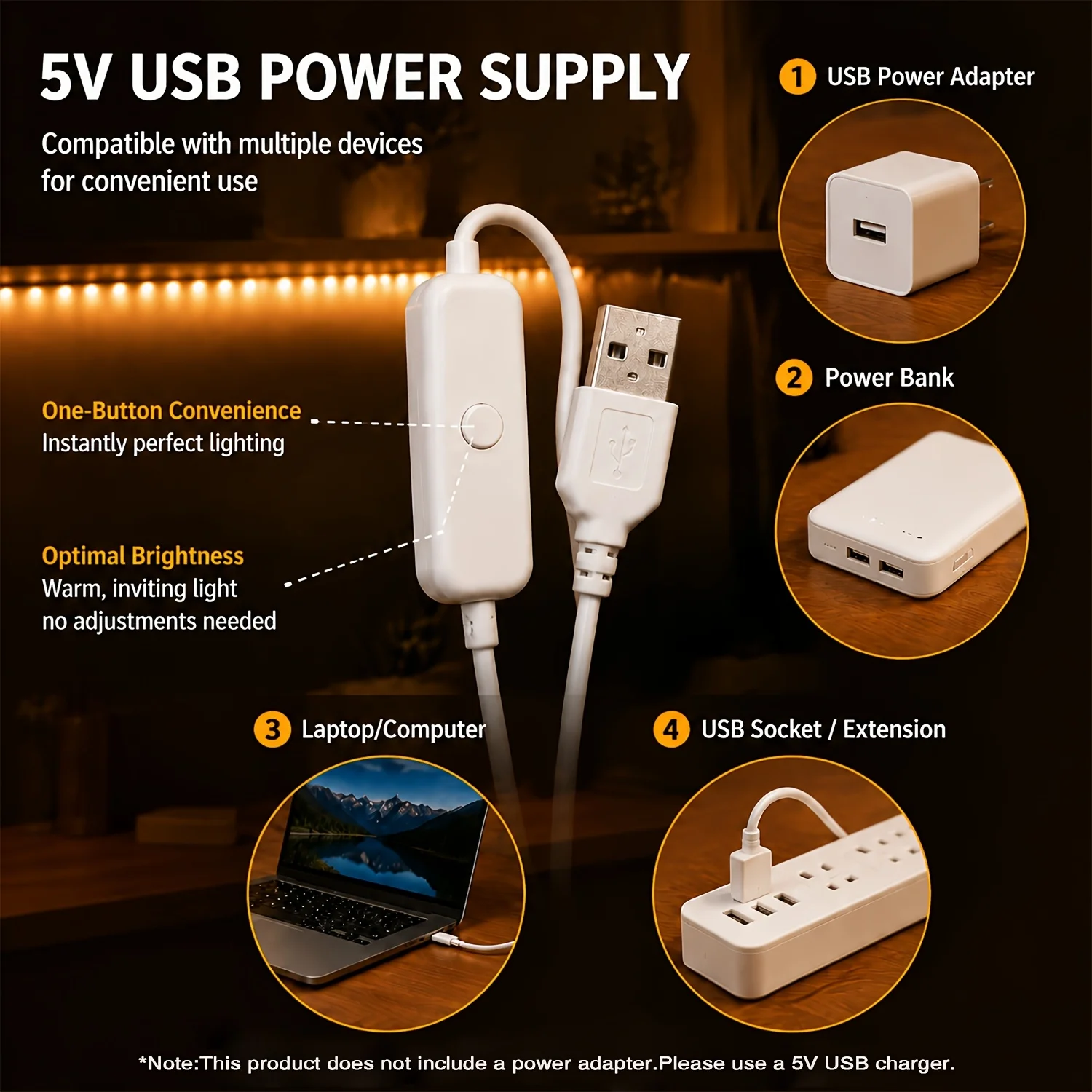 Tiras de luces LED con control - Lighting Decoration Ideas reseña y precio