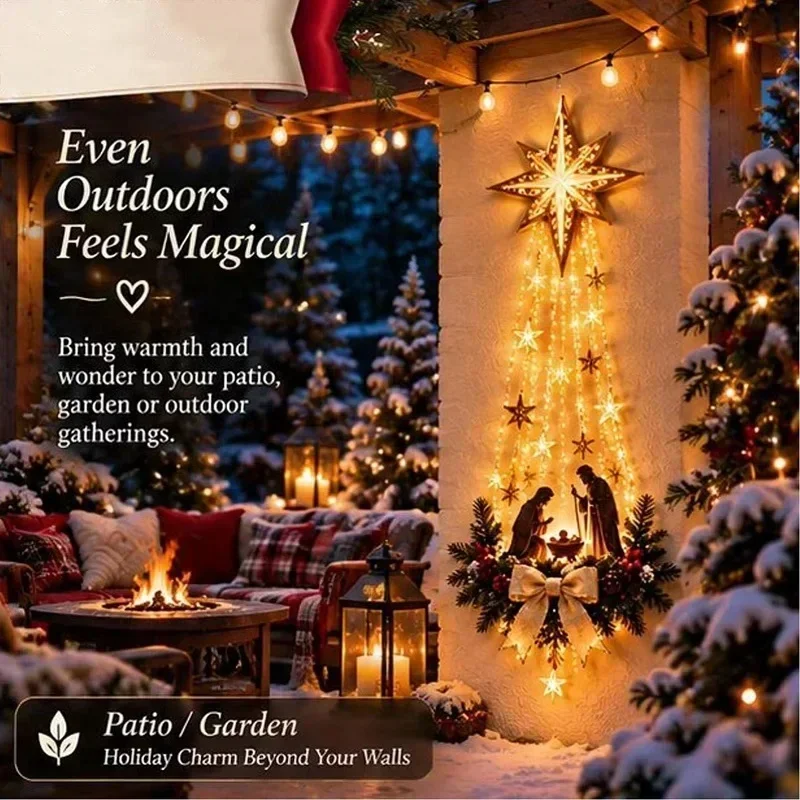 2027 Navidad, Estrella de la F - Lighting Christmas Decor reseña y precio