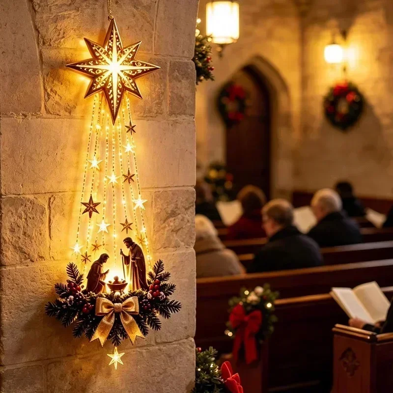2027 Navidad, Estrella de la F - Lighting Christmas Decor reseña y precio