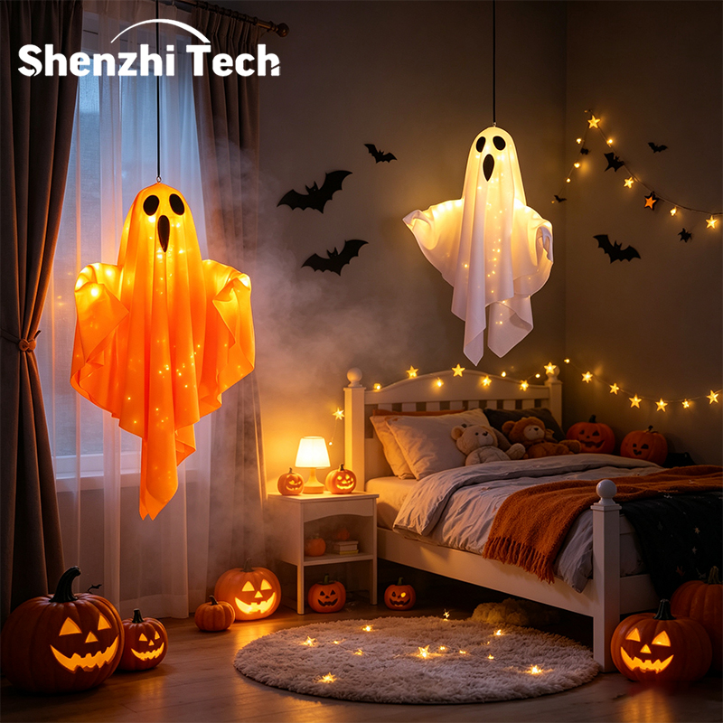 Lámpara de fantasma con luces  - Lighting Decor Bedroom reseña y precio