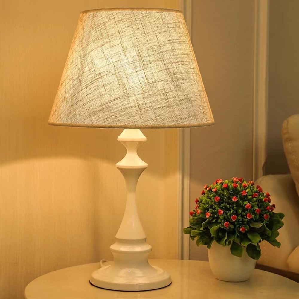 Lámpara de mesa de estilo retr - Lighting Decor Bedroom reseña y precio