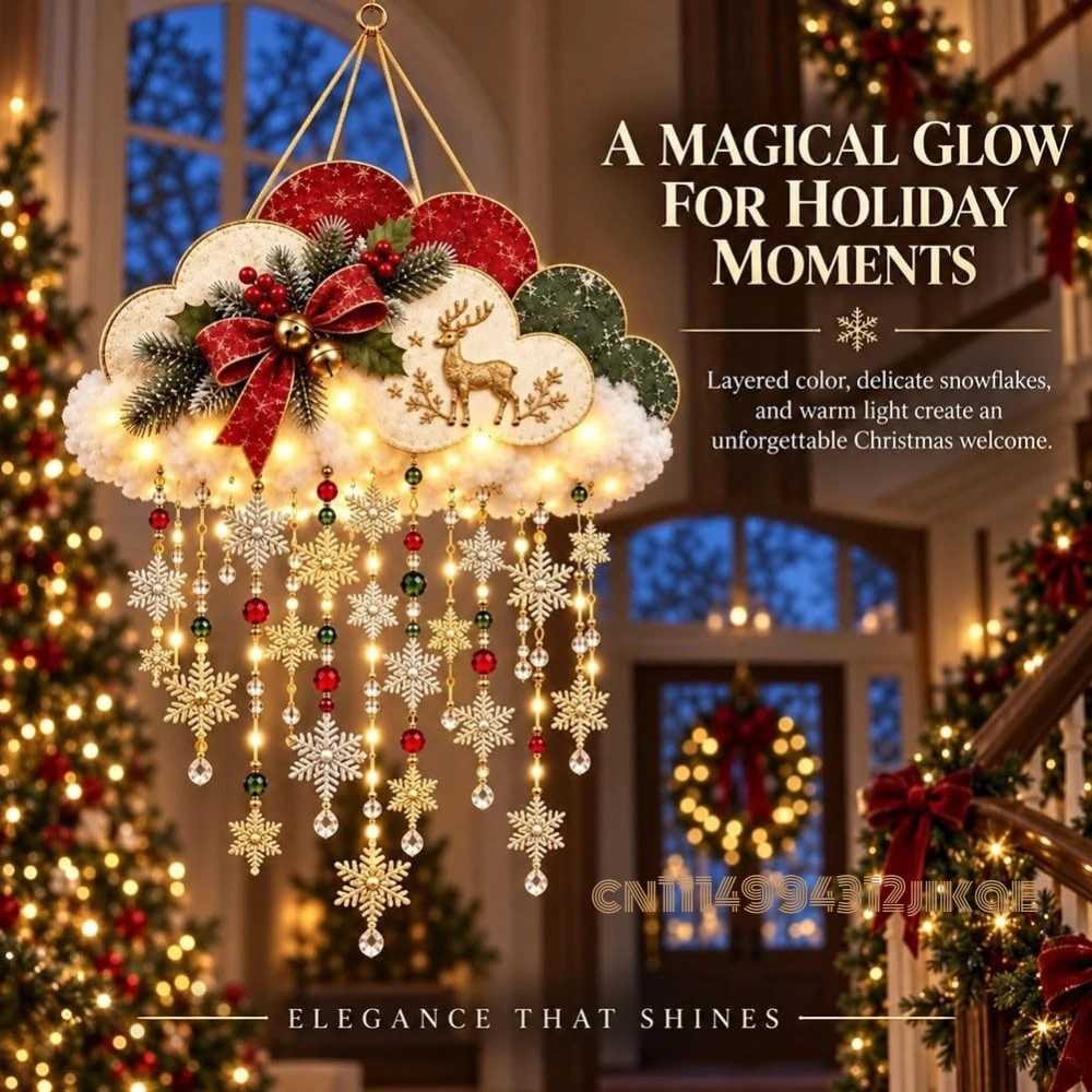 Nube de nieve navideña ilumina - Lighting Christmas Decor reseña y precio